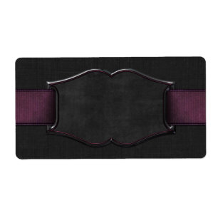 Black Buckle Apothecary Label Fraktsedel