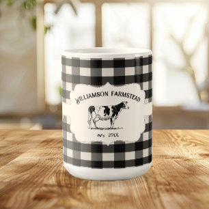 Black Buffalo Play Farm Cow Coffee Mugg