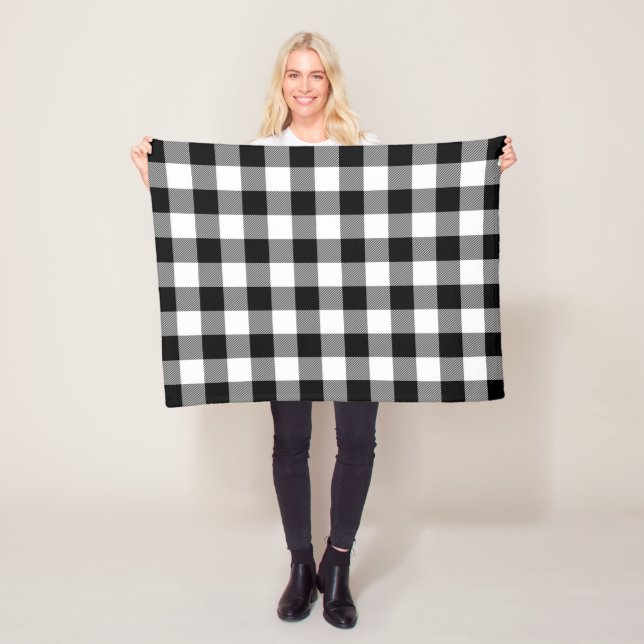 Black Buffalo Play Mönster Fleece Blanket (På plats)