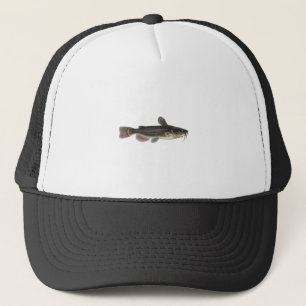 Black Bullhead Catfish Art Truckerkeps