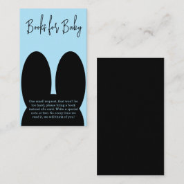 Black bunny bokar för baby tilläggskort