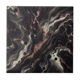 Black Burgundy Marble Luxury Stone för Elegant Kakelplatta