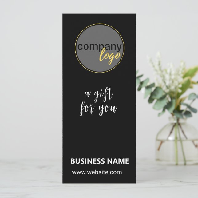 BLACK Business LOGOTYP BRAND COMPANY GIFT CERTIFIC (Stående Fram)