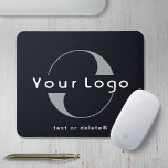 Black Business logotyp Company-varumärke Marknadsf<br><div class="desc">Anpassadets kampanjmusknapp med företagets logotyp. Lägg till text och logotyp.</div>