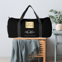 Black business logotyp namn monogram