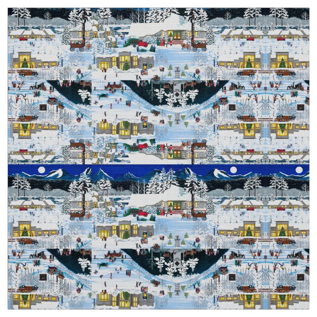 Black Butte Ranch jul Fabric Tyg (Provkarta)