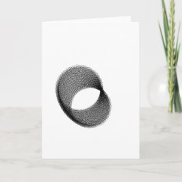 Black Butterfly-Abstrakt Math Bi-Perspective Card Inbjudan