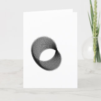 Black Butterfly-Abstrakt Math Bi-Perspective Card Inbjudan