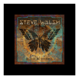 Black Butterfly Artwork Poster Perfect Poster