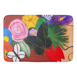 Black Butterfly - Bath Mat Badrumsmatta