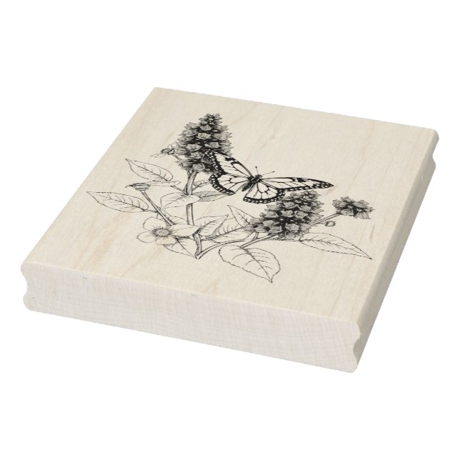 Black Butterfly Bush Stämpel (Stämpel)