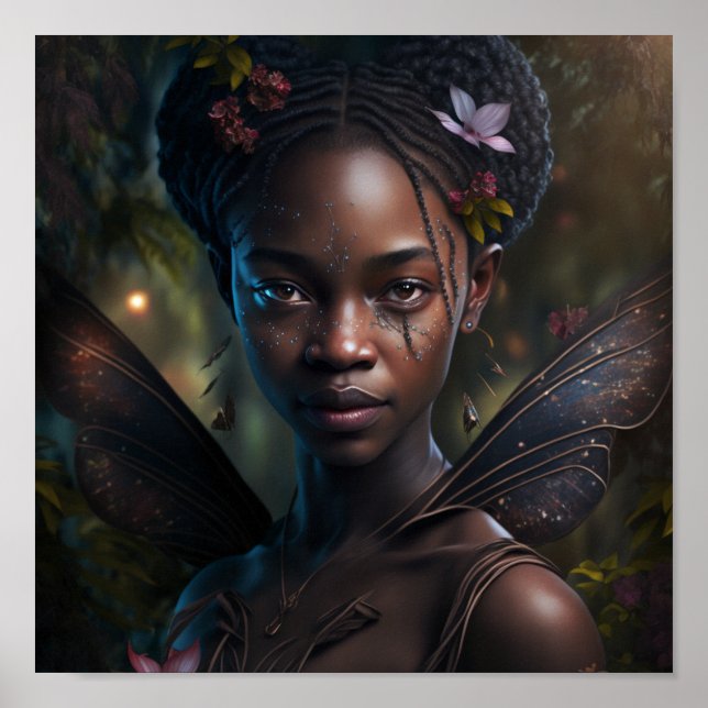'Black Butterfly' Fairy Poster (Framsidan)