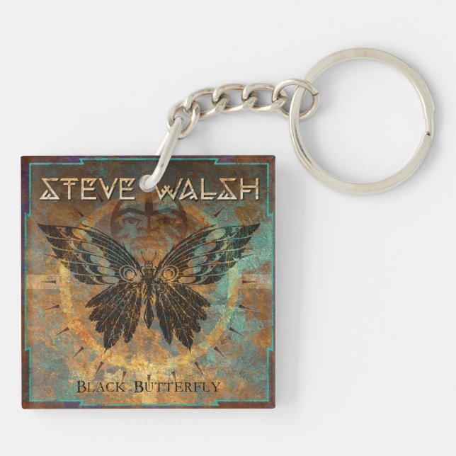 Black Butterfly Keychain (Baksidan)