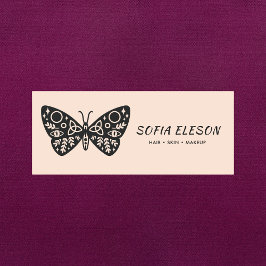Black Butterfly Logotyp  Rosa Professionell Person Namnbricka