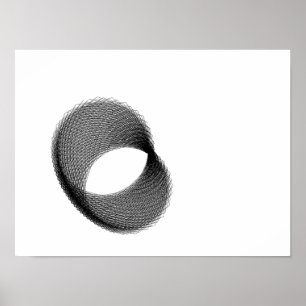 Black Butterfly Math Bi-Perspective Poster