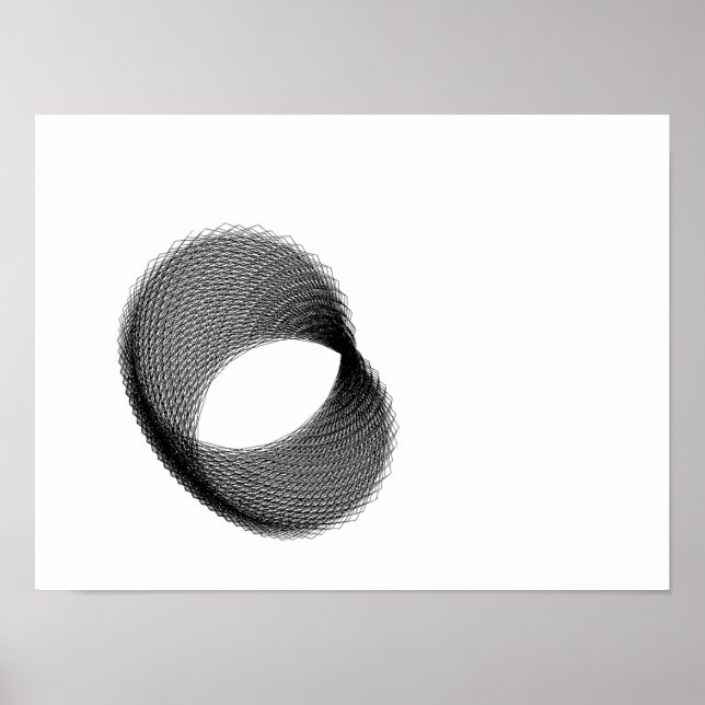 Black Butterfly Math Bi-Perspective Poster (Framsidan)
