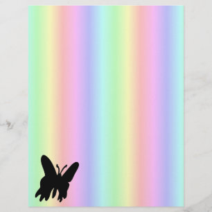 Black Butterfly på Pastell Rainbow Reklamblad