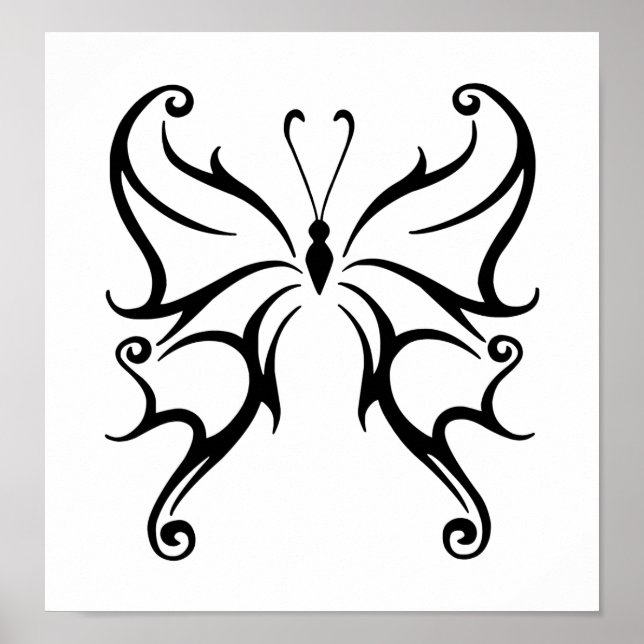 Black Butterfly Poster (Framsidan)