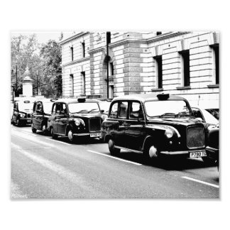 Black Cabs London Fototryck