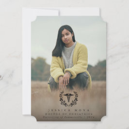 Black Caduceus Medical School 2 Photo Studenten Meddelande