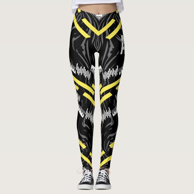 Black camouflage AI cmo sport 1, Leggings (Framsida)