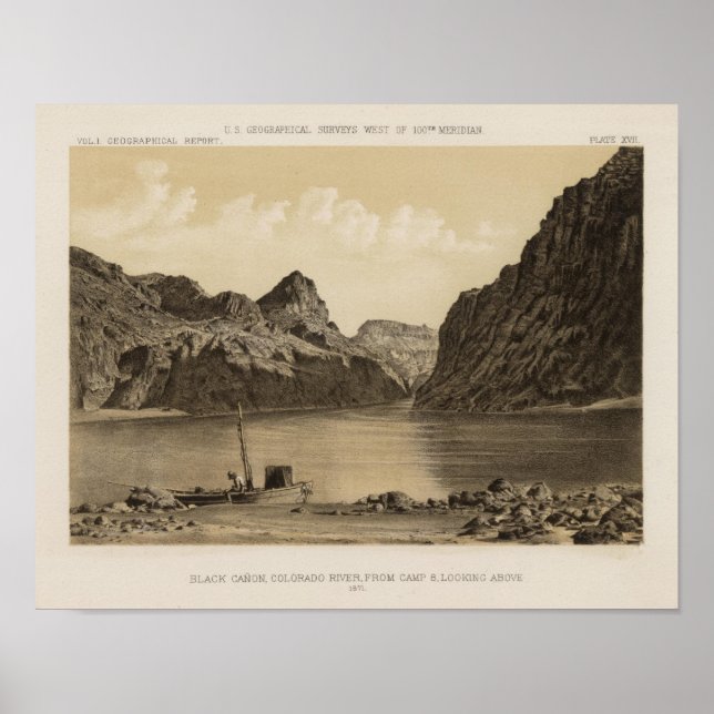 Black Canon, Colorado River Poster (Framsidan)