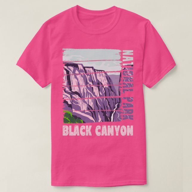Black Canyon i Gunnison nationalpark T Shirt (Design framsida)