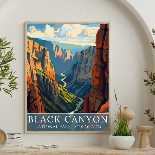 Black Canyon National Park  – Colorado Scenic Poster (Skapare uppladdad)