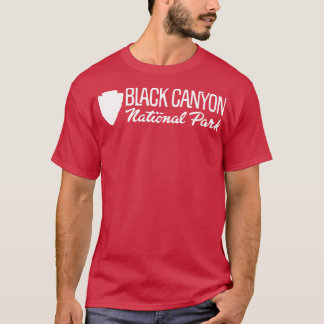 Black Canyon National Park Retro Arrowhad Wordmar T Shirt