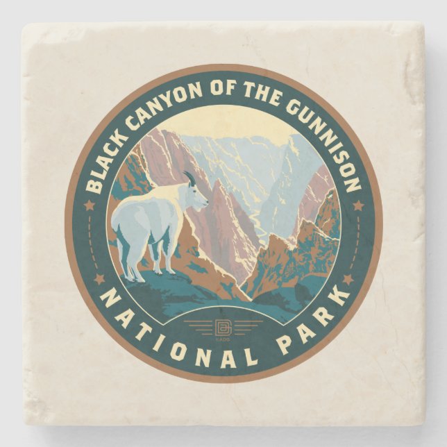 Black Canyon nationalpark Stenunderlägg (Framsidan)