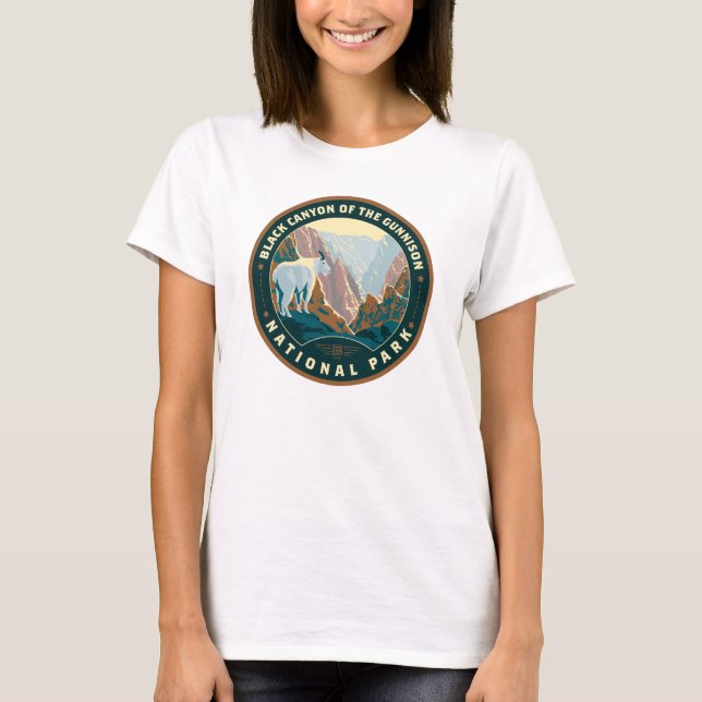 Black Canyon nationalpark T Shirt (Framsida)