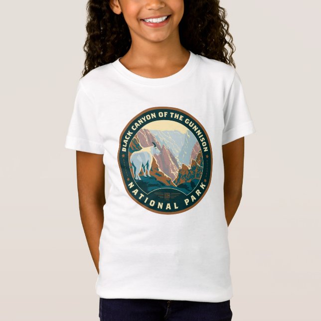 Black Canyon nationalpark T Shirt (Framsida)