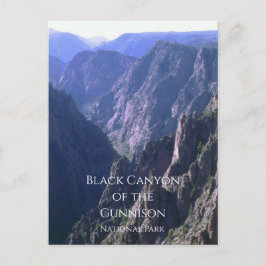 Black Canyon of the Gunnison nationalpark Vykort