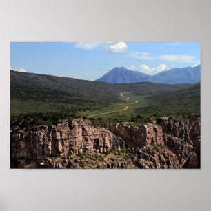 Black Canyon Road i Colorado Poster