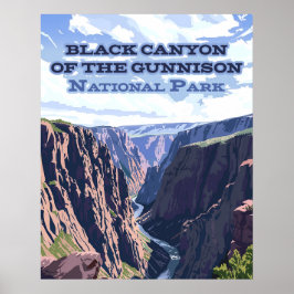 Black Canyon the Gunnison National Park CO Poster
