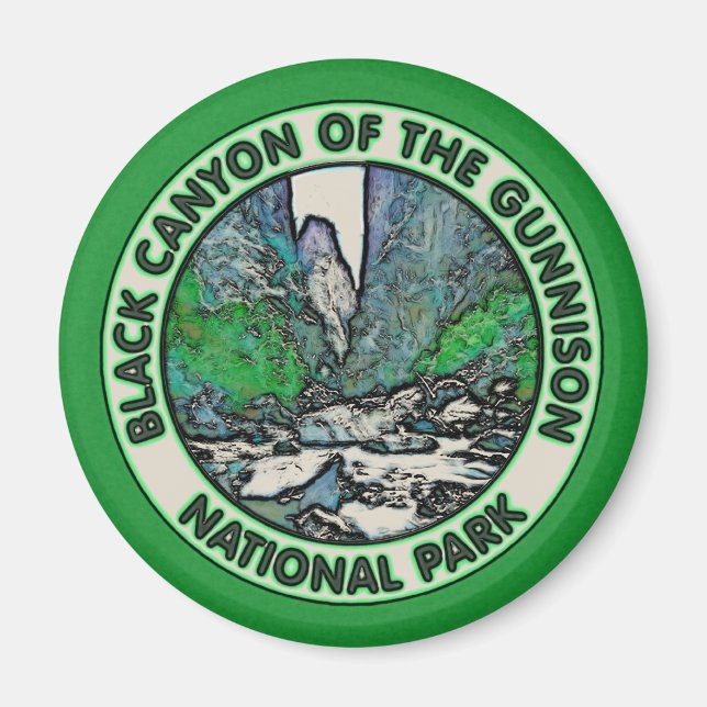 Black Canyon the Gunnison National Park Magnet (Framsidan)