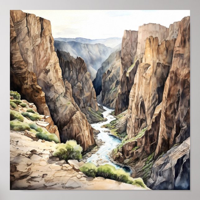 Black Canyon the Gunnison National Park Poster (Framsidan)