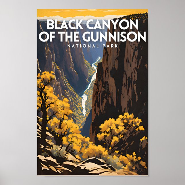 Black Canyon the Gunnison National Park Poster (Framsidan)