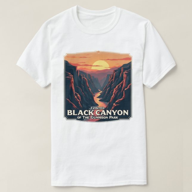 Black Canyon the Gunnison National Park T Shirt (Design framsida)