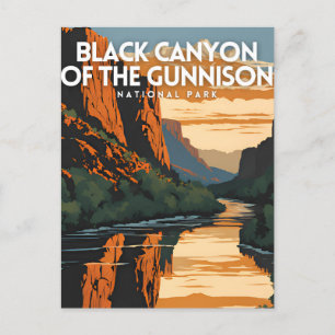 Black Canyon the Gunnison National Park Travel Vykort