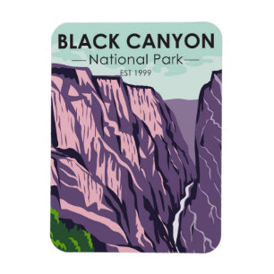 Black Canyon the Gunnison National Park Vintage Magnet