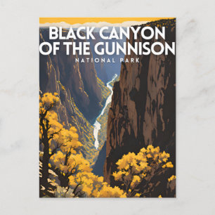 Black Canyon the Gunnison National Park Vykort