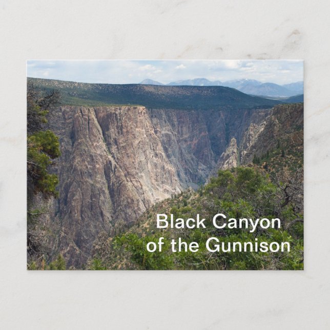 Black Canyon the Gunnison National Park Vykort (Framsida)