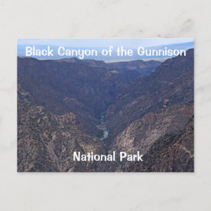 Black Canyon the Gunnison National Park Vykort