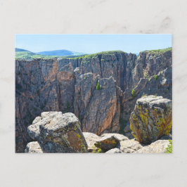 Black Canyon the Gunnison View, Colorado Vykort