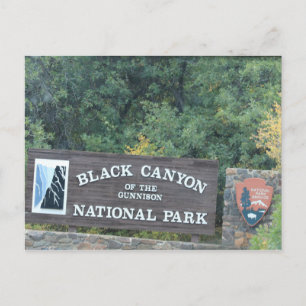 Black Canyon the Gunnison Vykort