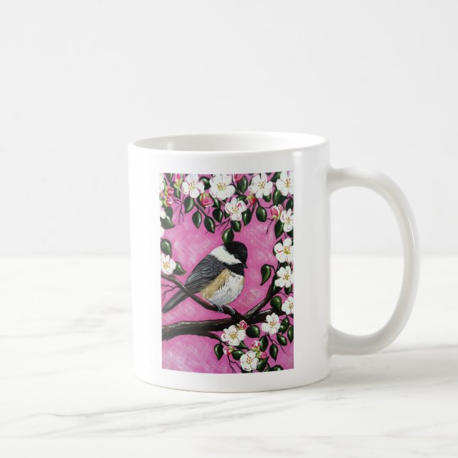 Black cap Chickadee Kaffemugg (Höger)