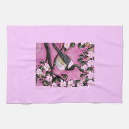 Black cap Chickadee Kökshandduk