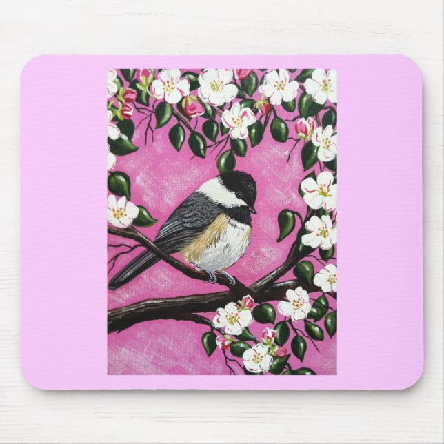 Black cap Chickadee Musmatta (Framsidan)