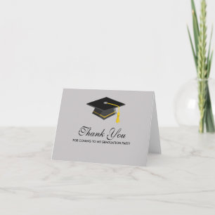 Black Cap Studenten Tackkort-kort Tack Kort